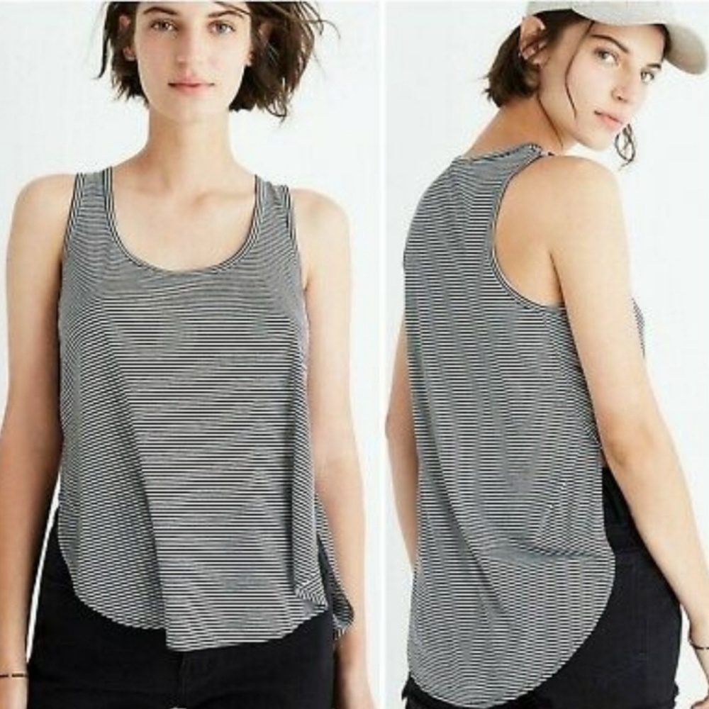 Bundle of 2 Madewell Strum Side Slit Tanks